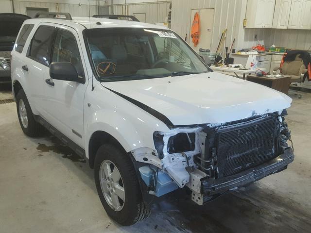 1FMCU93128KD06431 - 2008 FORD ESCAPE XLT WHITE photo 1