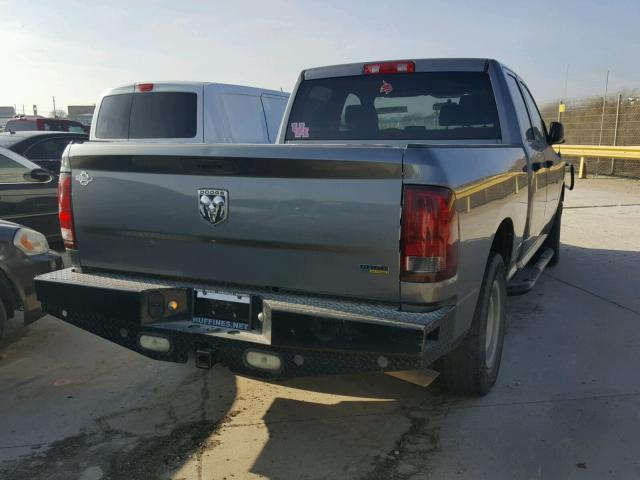 1D3HB18P99S737078 - 2009 DODGE RAM 1500 GRAY photo 4