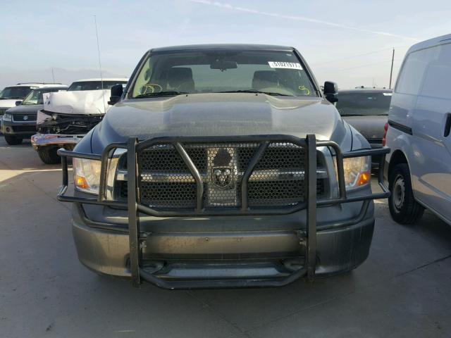 1D3HB18P99S737078 - 2009 DODGE RAM 1500 GRAY photo 9