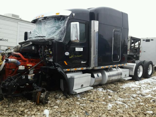 1XPBD49XXFD203823 - 2015 PETERBILT 579 BLACK photo 2