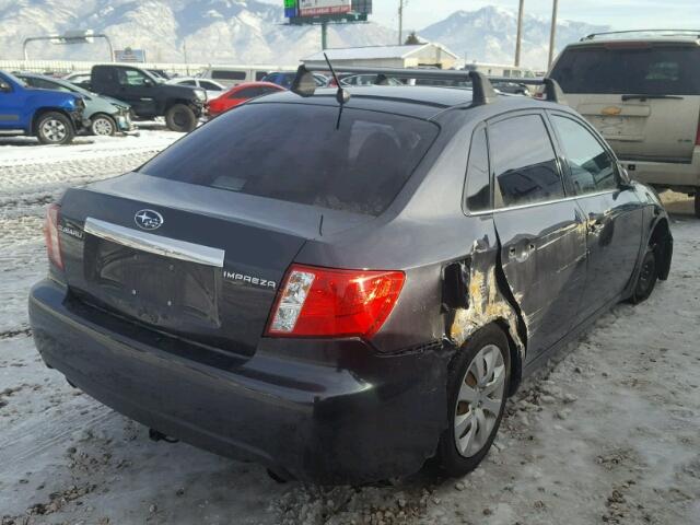 JF1GE61609G503415 - 2009 SUBARU IMPREZA 2. GRAY photo 4