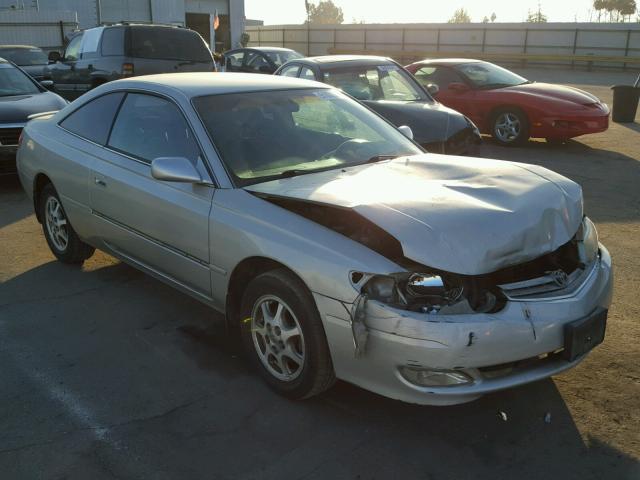 2T1CE22P93C018558 - 2003 TOYOTA CAMRY SOLA SILVER photo 1