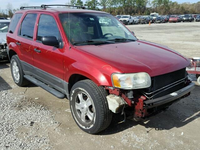 1FMYU03103KB12989 - 2003 FORD ESCAPE XLT RED photo 1