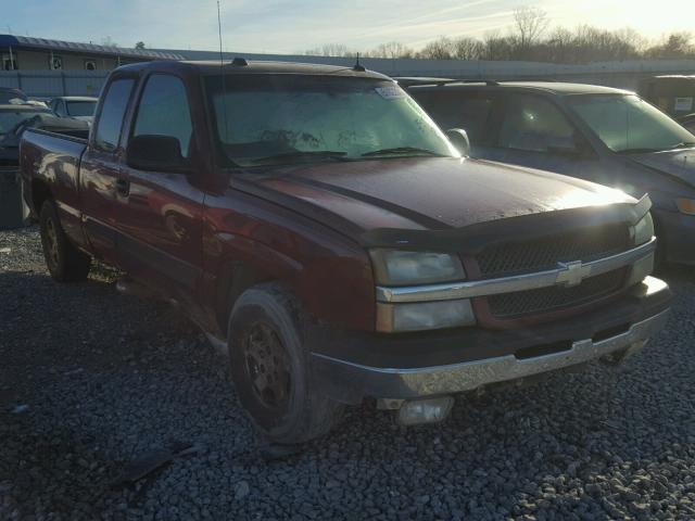 2GCEC19T341209176 - 2004 CHEVROLET SILVERADO RED photo 1