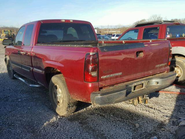 2GCEC19T341209176 - 2004 CHEVROLET SILVERADO RED photo 3