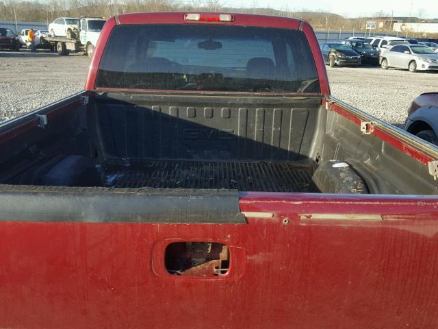 2GCEC19T341209176 - 2004 CHEVROLET SILVERADO RED photo 6