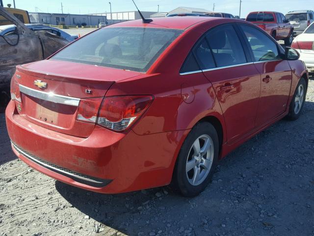 1G1PC5SBXD7250868 - 2013 CHEVROLET CRUZE LT RED photo 4