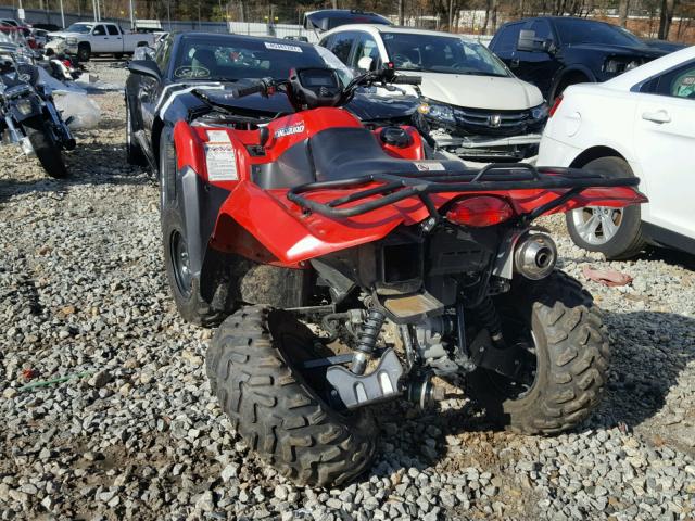 5SAAM46A4D7102076 - 2013 SUZUKI LT-A500 X RED photo 3