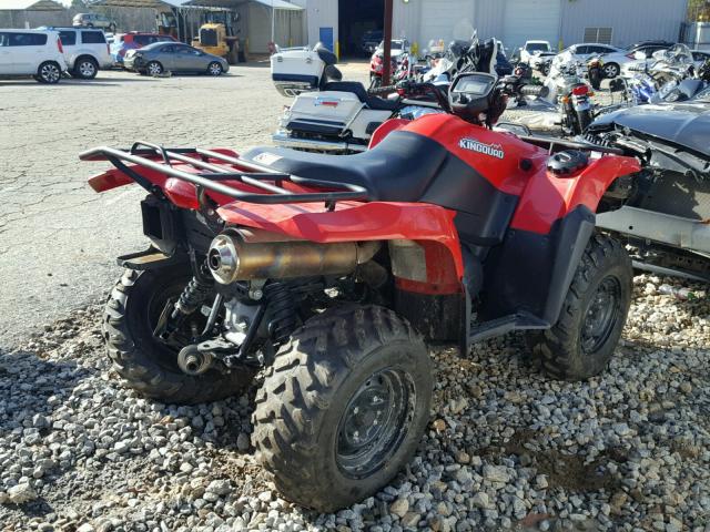 5SAAM46A4D7102076 - 2013 SUZUKI LT-A500 X RED photo 4