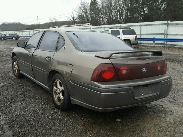 2G1WH55K729120969 - 2002 CHEVROLET IMPALA LS TAN photo 3