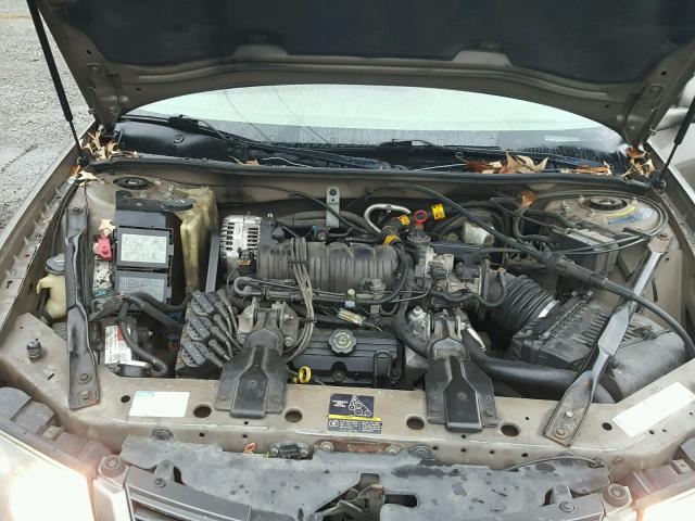 2G1WH55K729120969 - 2002 CHEVROLET IMPALA LS TAN photo 7