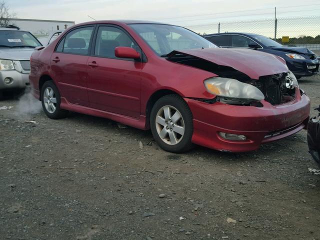 1NXBR32E17Z929752 - 2007 TOYOTA COROLLA CE RED photo 1