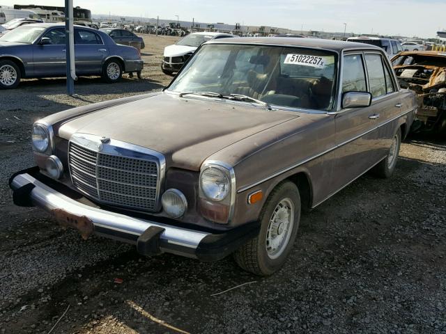 11406012120955 - 1976 MERCEDES-BENZ 280/280CE BROWN photo 2