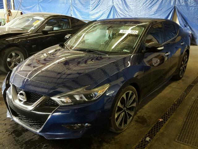 1N4AA6AP1GC436709 - 2016 NISSAN MAXIMA 3.5 BLUE photo 2