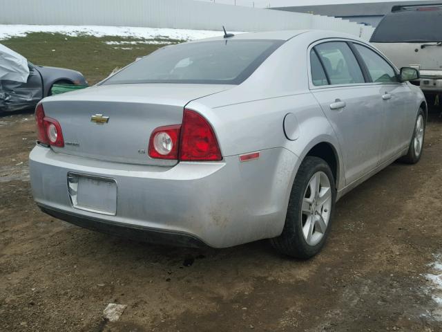 1G1ZG57B594149252 - 2009 CHEVROLET MALIBU LS SILVER photo 4