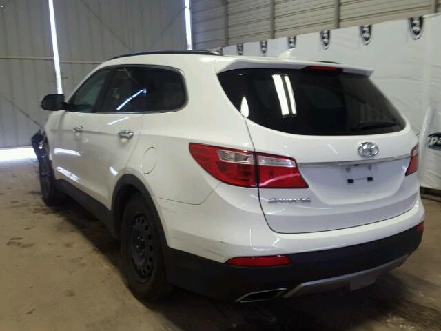 KM8SM4HF8FU095529 - 2015 HYUNDAI SANTA FE G WHITE photo 3