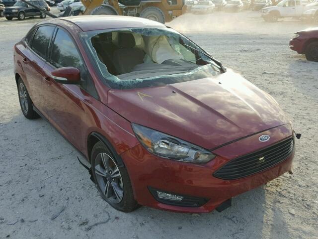 1FADP3FE9HL289459 - 2017 FORD FOCUS SE BURGUNDY photo 1