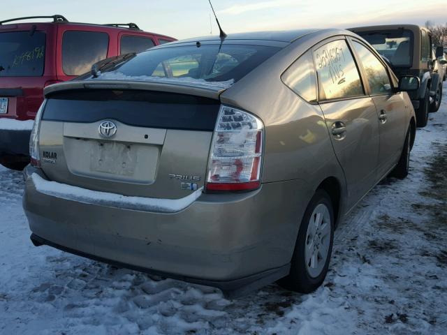 JTDKB20U267518869 - 2006 TOYOTA PRIUS GOLD photo 4