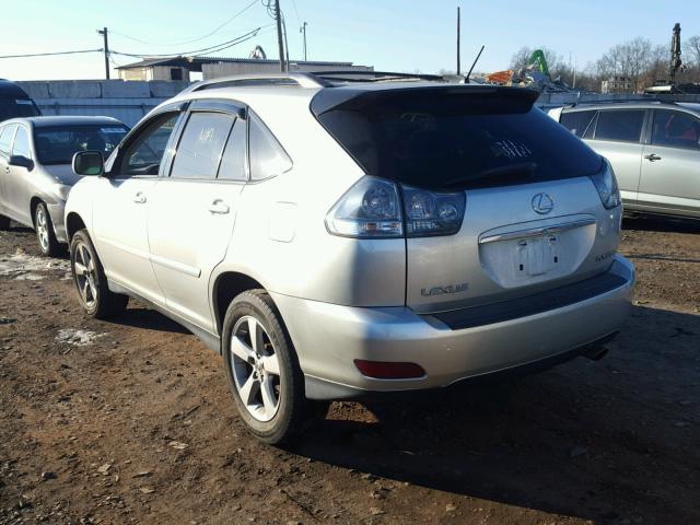 JTJHA31U140044921 - 2004 LEXUS RX 330 SILVER photo 3