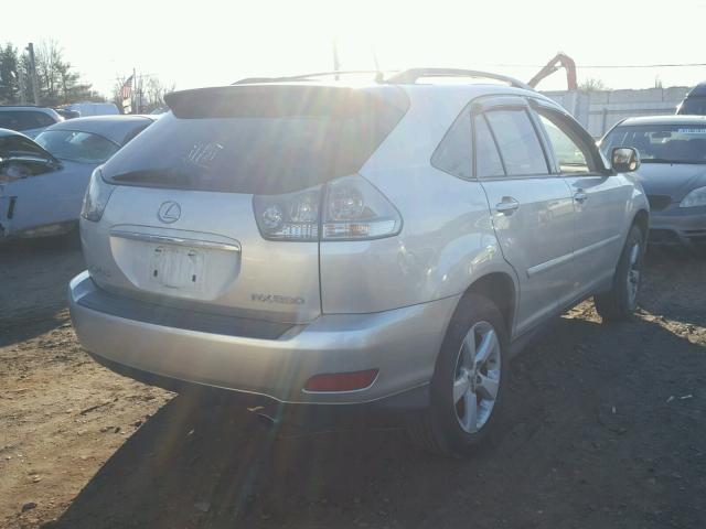 JTJHA31U140044921 - 2004 LEXUS RX 330 SILVER photo 4