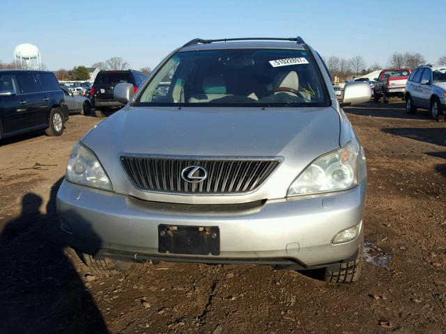 JTJHA31U140044921 - 2004 LEXUS RX 330 SILVER photo 9