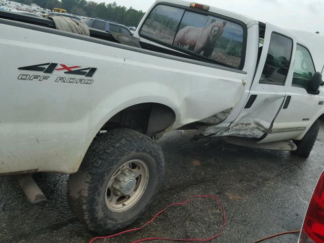 1FTSW31F61EA75267 - 2001 FORD F350 SRW S WHITE photo 9