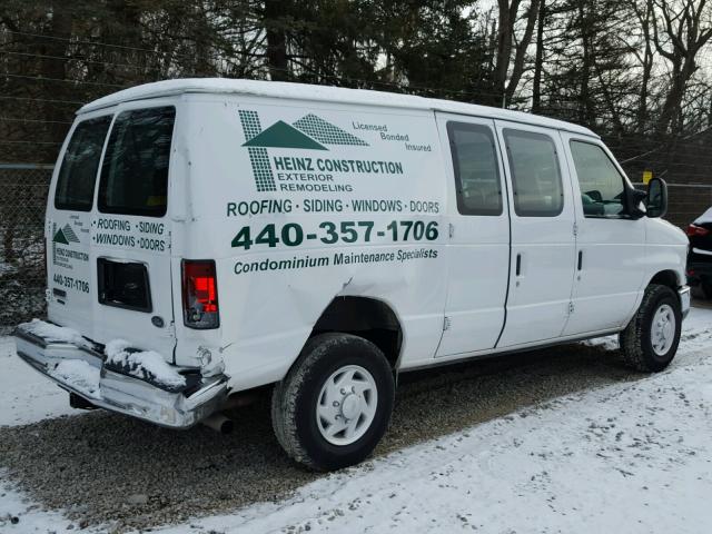 1FTNE24L88DA06821 - 2008 FORD ECONOLINE WHITE photo 4