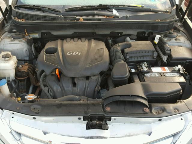 5NPEB4AC6CH348151 - 2012 HYUNDAI SONATA GLS SILVER photo 7