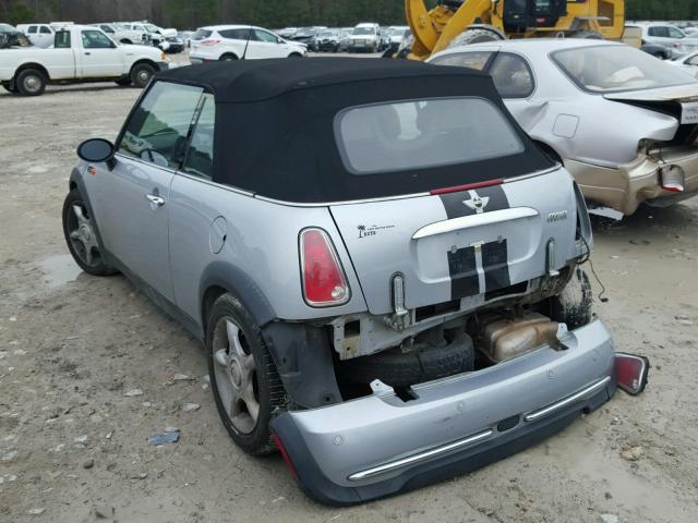 WMWRF33506TF64768 - 2006 MINI COOPER SILVER photo 3