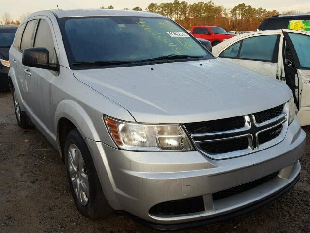 3C4PDCAB7ET289361 - 2014 DODGE JOURNEY SE SILVER photo 1