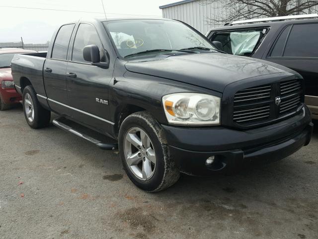 1D7HA18228S503062 - 2008 DODGE RAM 1500 S BLACK photo 1