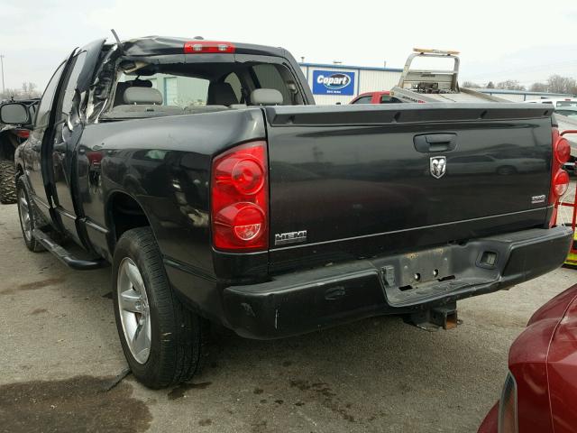 1D7HA18228S503062 - 2008 DODGE RAM 1500 S BLACK photo 3