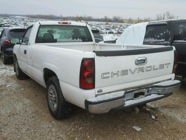 1GCEC14VX5Z318607 - 2005 CHEVROLET SILVERADO WHITE photo 3