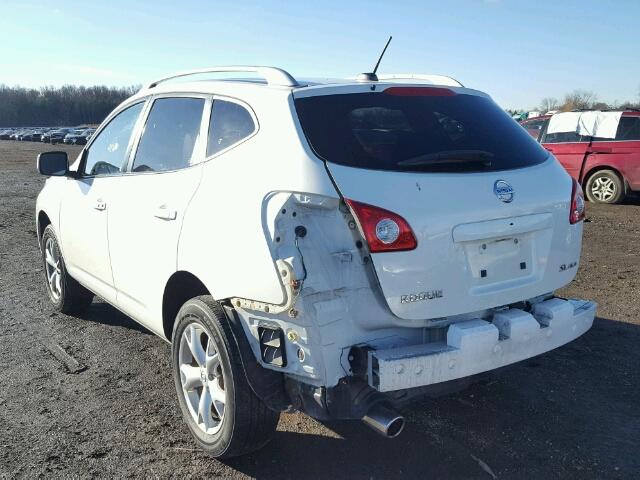 JN8AS58VX8W131610 - 2008 NISSAN ROGUE S WHITE photo 3