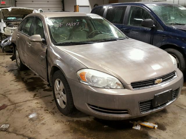 2G1WT58K969275345 - 2006 CHEVROLET IMPALA LT BLUE photo 1