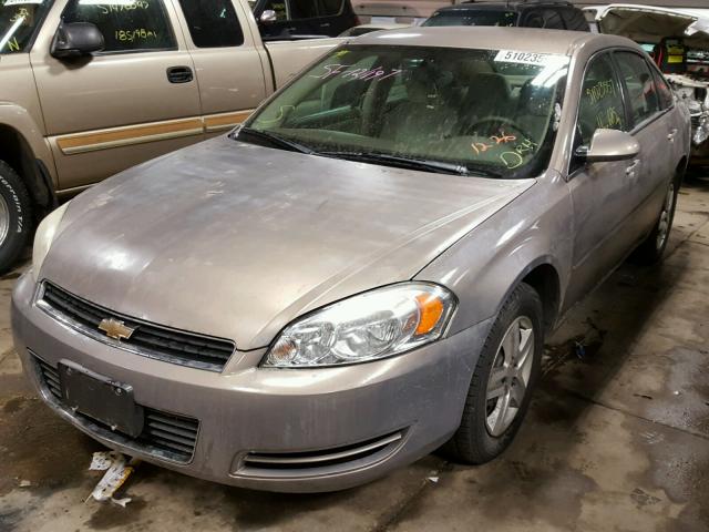 2G1WT58K969275345 - 2006 CHEVROLET IMPALA LT BLUE photo 2