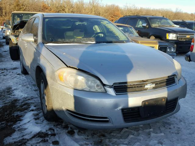 2G1WT58K869102089 - 2006 CHEVROLET IMPALA LT SILVER photo 1