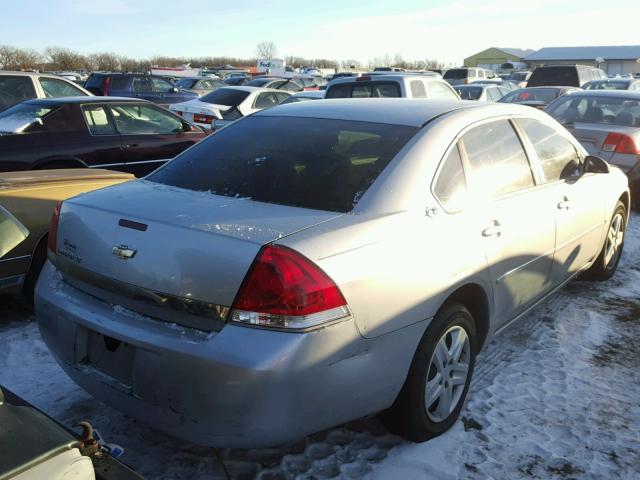 2G1WT58K869102089 - 2006 CHEVROLET IMPALA LT SILVER photo 4