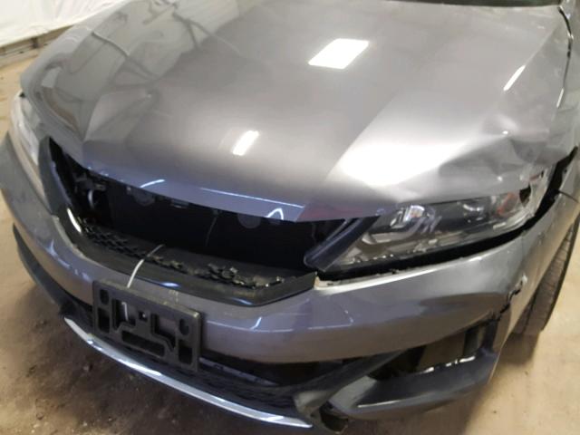 1HGCT1B88GA012934 - 2016 HONDA ACCORD EXL GRAY photo 9