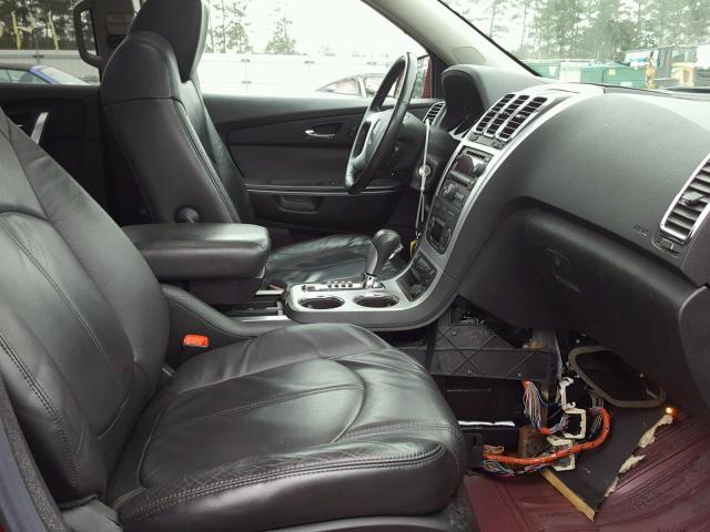 1GKER23748J272190 - 2008 GMC ACADIA SLT წითელი ფოტო 5