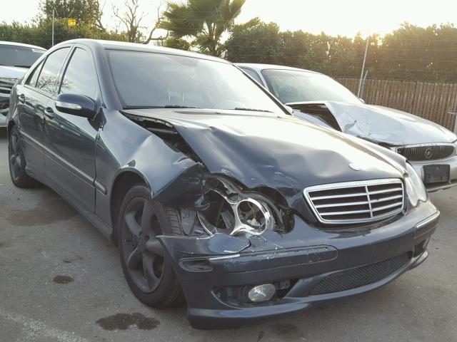 WDBRF64J95F723439 - 2005 MERCEDES-BENZ C 320 BLACK photo 1