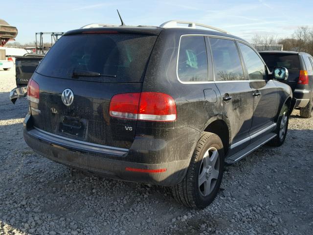 WVGZE77L37D002583 - 2007 VOLKSWAGEN TOUAREG V6 BLACK photo 4