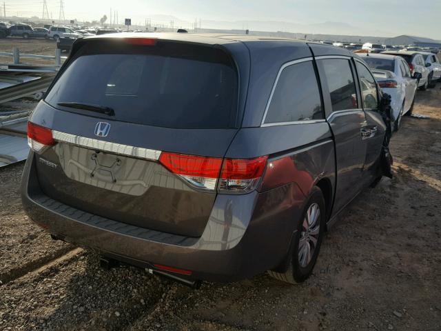 5FNRL5H69GB102350 - 2016 HONDA ODYSSEY EX GRAY photo 4