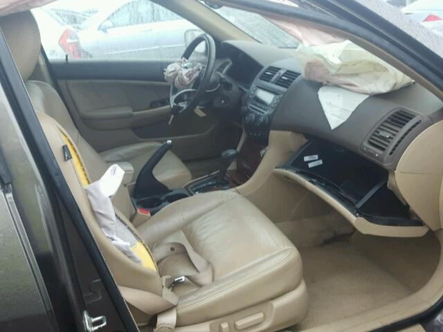 1HGCM66506A075311 - 2006 HONDA ACCORD EX BROWN photo 5