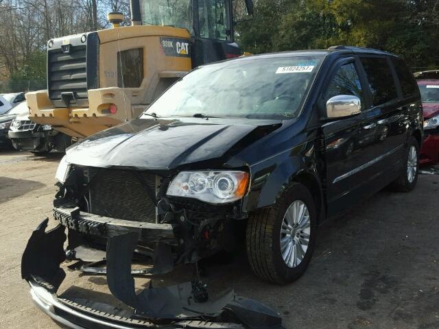 2C4RC1GG0DR647694 - 2013 CHRYSLER TOWN & COU BLACK photo 2