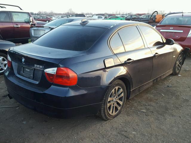 WBAVB13536KX42268 - 2006 BMW 325 I BLUE photo 4