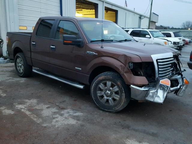 1FTFW1CT1CFC16431 - 2012 FORD F150 SUPER BROWN photo 1