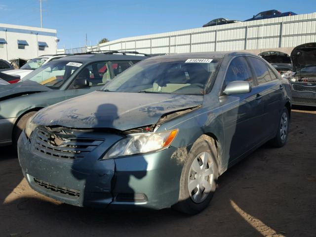 4T4BE46K79R137597 - 2009 TOYOTA CAMRY BASE TURQUOISE photo 2