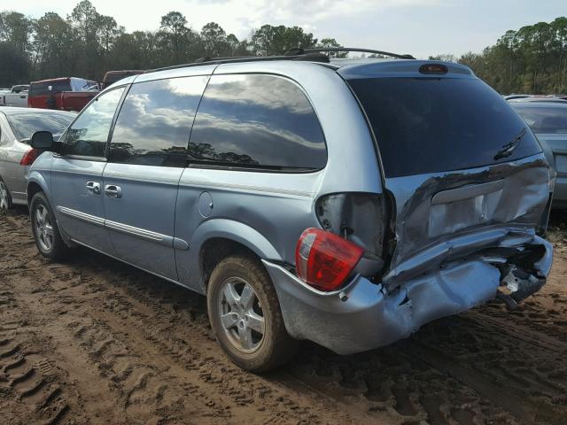 2D8GP54L63R204552 - 2003 DODGE GRAND CARA BLUE photo 3