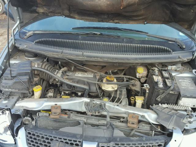 2D8GP54L63R204552 - 2003 DODGE GRAND CARA BLUE photo 7